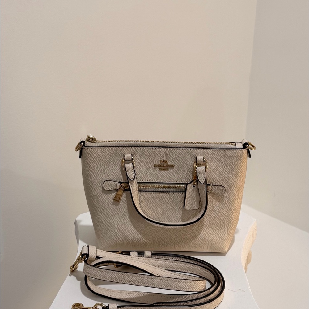Coach Ivory/White Mini Purse - Picture 2 of 6